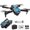 Blue, variant on MXTPOV Drone with HD Camera, Cool Car-shaped Drones, Foldable RC Quadcopter Drone with Optical Flow Positioning, Altitude Hold