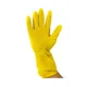 thumbnail image 2 of [12 pares] Guantes de goma extra grandes para usos múltiples y resistentes para lavar platos - 11 pulgadas con forro flocado amarillo - Limpieza del hogar y la cocina - Mediano, 2 of 6