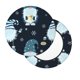 thumbnail image 2 of Balery Gnome and Snowflakes Fundas de asiento para taburete de bar redondo de tela de terciopelo ajustables que protegen de arañazos y manchas para sillas de 14 a 17 pulgadas.-13 inch, 2 of 7