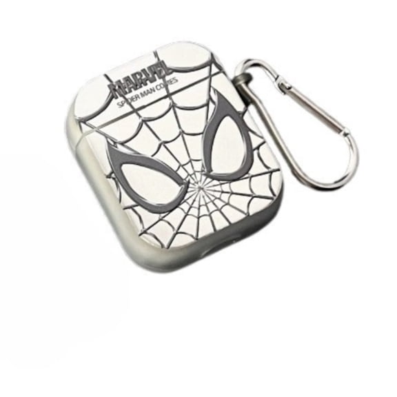 Creative Metallic Spider Case for AirPods Pro 2/3, Unique Design Soft Protective Cover