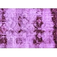thumbnail image 1 of Ahgly Company Indoor Rectangle Abstract Purple Modern Area Rugs, 2' x 5', 1 of 4