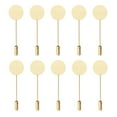 thumbnail image 2 of Pin de Sombrero de Palo Zulema 1.5 cm Disco de Ajuste Vacío 20 Piezas para Manualidades, 2 of 8