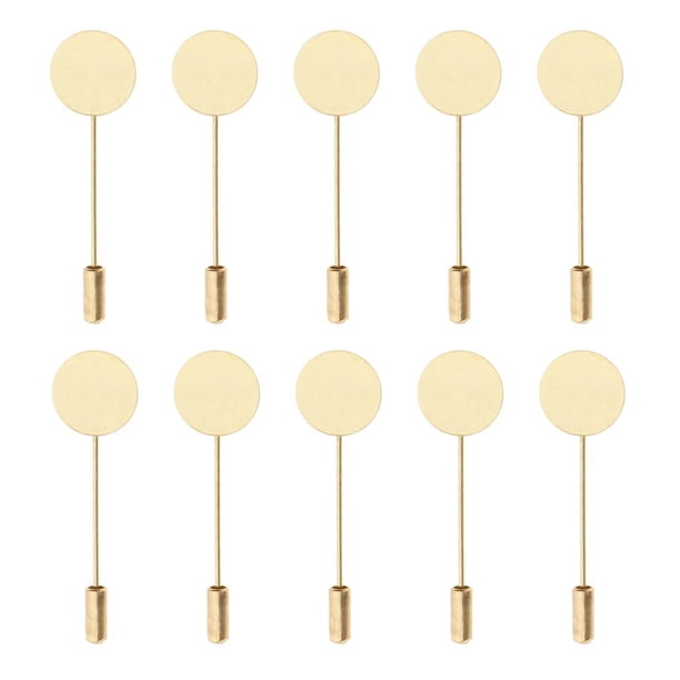Broche de solapa Zulema Moda Unisex Dorado Oro 10 piezas