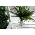 thumbnail image 5 of Mainstays 23" Artificial Large Green Fern Plant, Home, Office, Decoration, 5 of 5