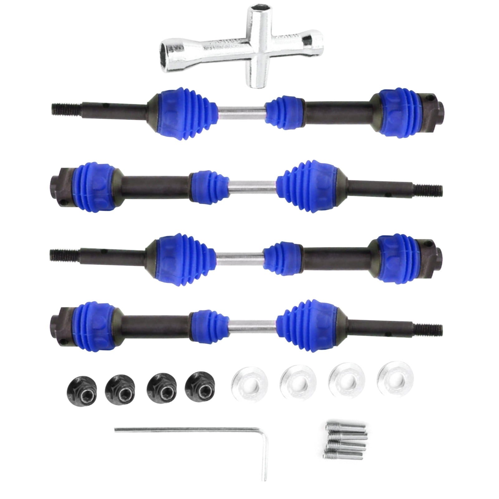 1/10 RC Car Front & Rear Drive Shafts Kits Upgrade Parts for