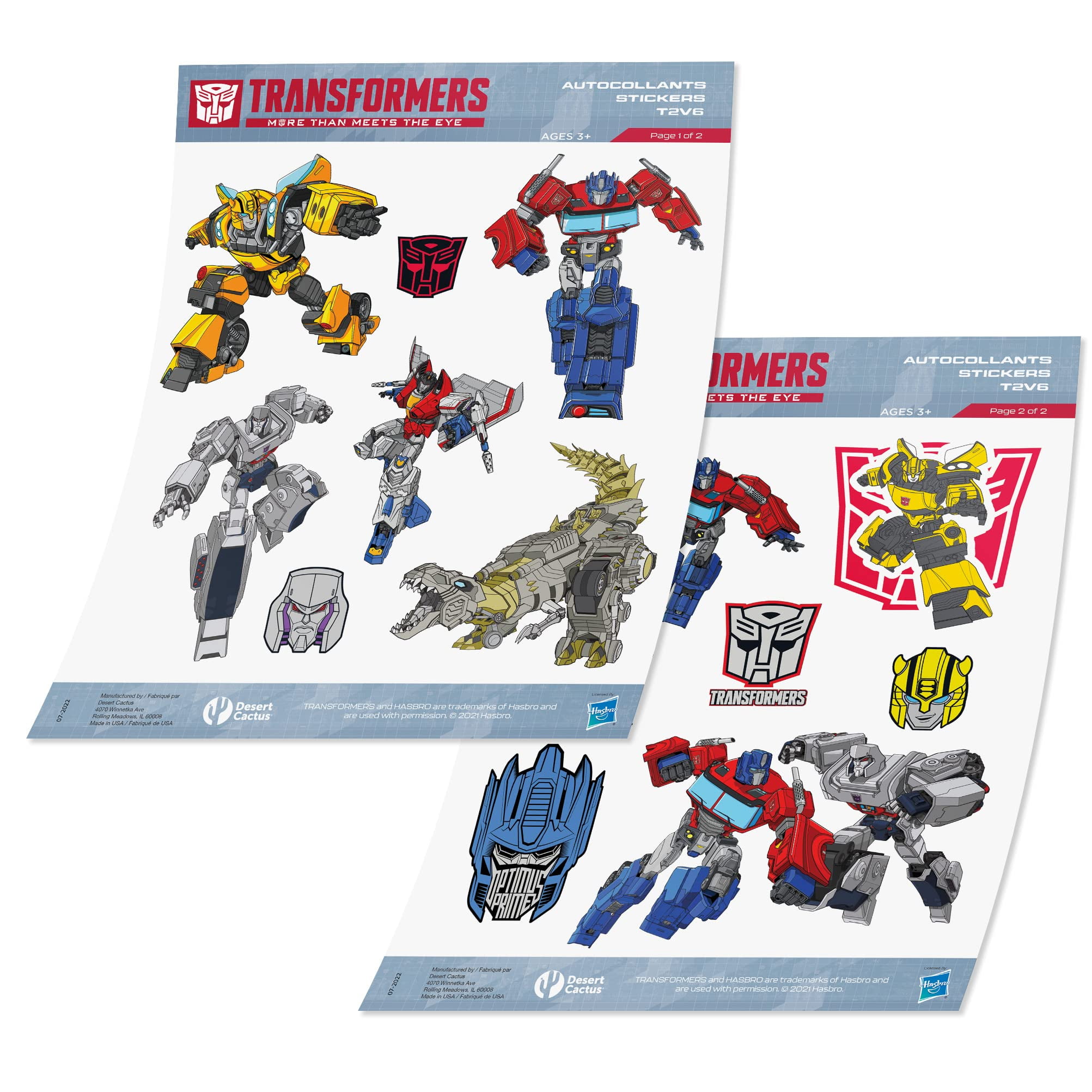 Transformers Stickers 13 Stickers Vinyl Decal Laptop Water Bottle Car