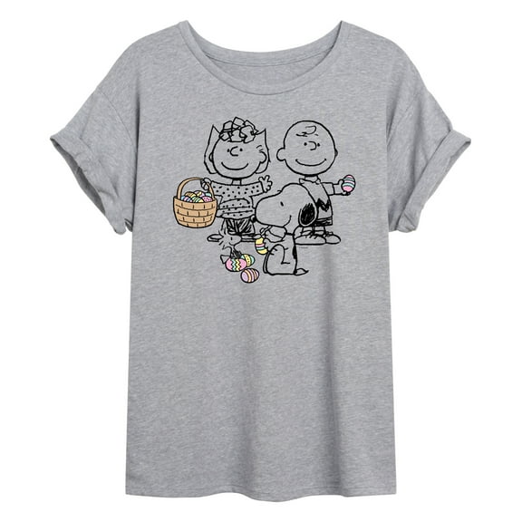 Peanuts - Group Easter - Women's Oversized T-Shirt