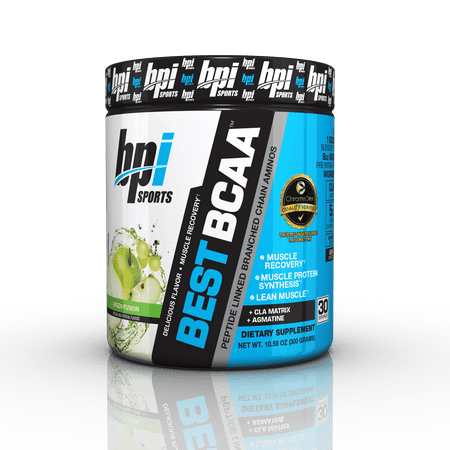 BPI Sports Best BCAA Powder, Green Fusion, 30 Servings