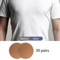 thumbnail image 5 of Wxqbjtam 30 Pair Invisible Chest Covers Nip Protector Anti Chafing Nip Tape Chest Pasties Dark Skin, 5 of 7