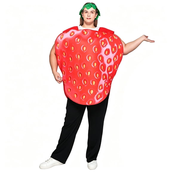 Bainana Halloween Strawberry Cosplay Outfits For Adult Women Fruit Theme Stage Performance Clothes For Festival Events
