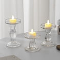 thumbnail image 2 of Candelabro de cristal Wosthever Decoración de escritorio Vintage portavelas L, 2 of 6