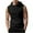 Black, variant on Wyobmus Mens Sleeveless Hooded Sweatshirts Summer Casual Solid Color Hooded Tank Tops Bodybuilding Muscle Sport Shirts Blue