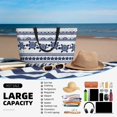thumbnail image 5 of Sigee Sea Underwater Turtles Print Extra Large Waterproof Beach Travel Bag with Zipper - Durable and Versatile for Vacation, Gym, and Daily Use, 5 of 7