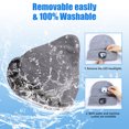 thumbnail image 5 of RoamRider Beanie with Light, Rechargeable Headlamp Hat Winter Warm Knitted Caps for Women Men, Gray, 5 of 7
