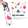thumbnail image 4 of Yayeee 20oz Insulated Water Bottle Double Wall Stainless Steel with Flip Straw Lid, Simple Triangles, 4 of 7