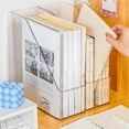 thumbnail image 4 of Desktop File Organizer with Large Capacity for Books and Office Supplies, Transparent Thickened PET Storage Box for Home and Office Desk Organization, 4 of 6