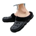 thumbnail image 3 of YLYL Mens Womens Clogs Winter Fleece Breathable Walking Garden Shoes Warm Non-Slip Mule Footwear, 3 of 8