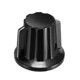 thumbnail image 3 of 2 Pcs 6mm Inserción Eje 20x24.3mm Plástico Perilla Rotativa del Potenciómetro Negro, 3 of 4
