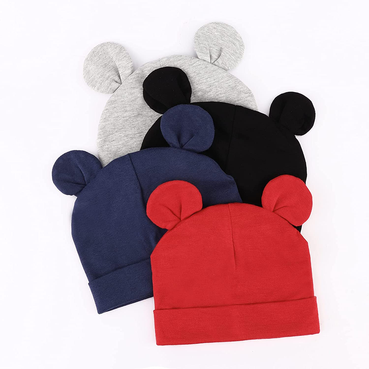 4 Pieces Baby Beanie Newborn Toddler 