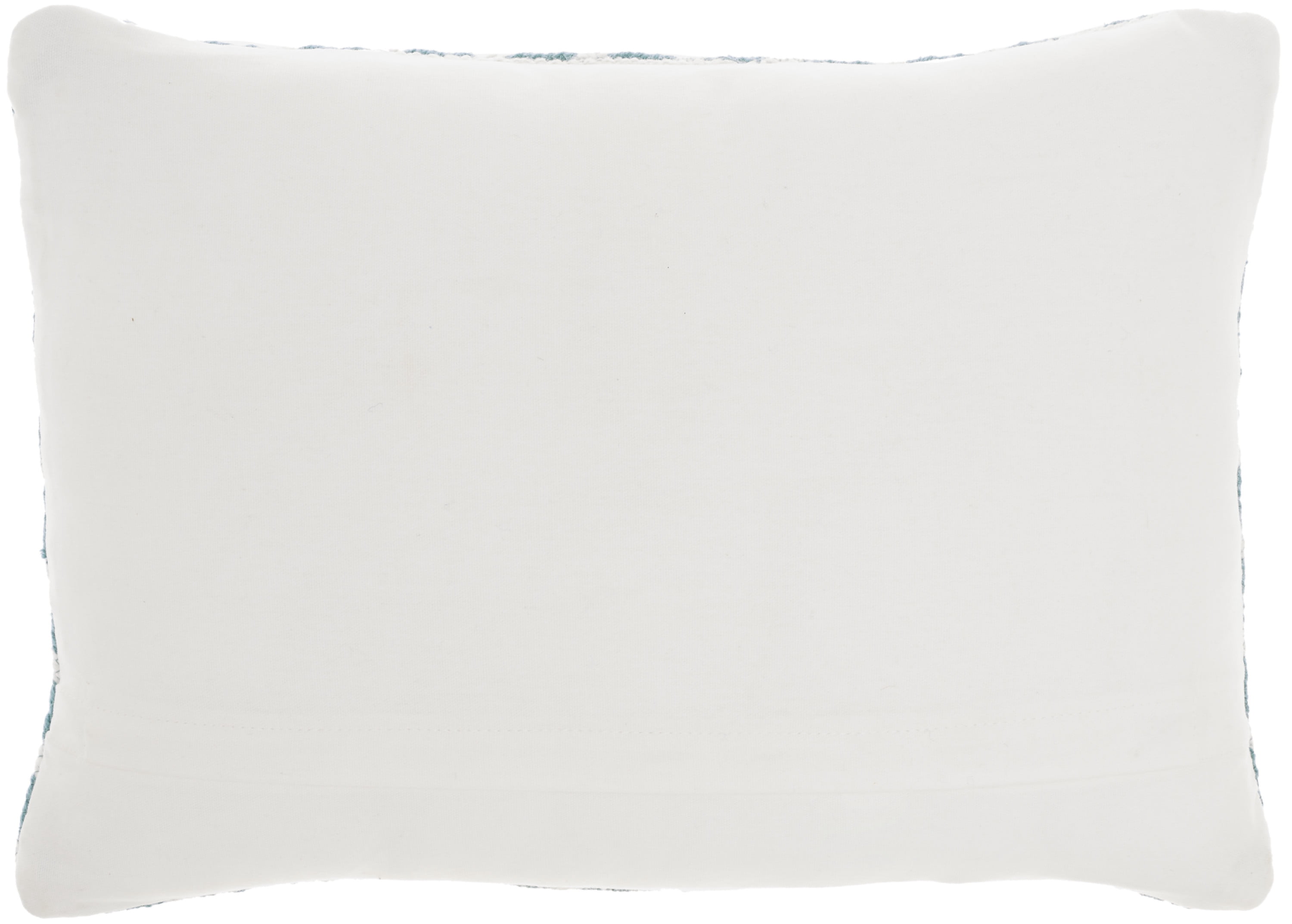 Nourison Crossed Braids Turquoise 14" x 20" Indoor/Outdoor Throw Pillow