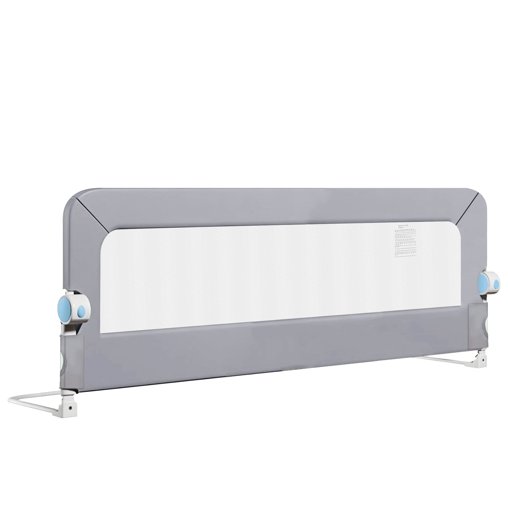 RUPOUN Toddler Bed Rail for Kids, Swing Down Safety Guardrail, Universal Fit for Full, Queen and Adult Mattresses, Easy Installation
