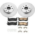 thumbnail image 2 of PowerStop Rear Geomet Coated Brake Rotor and Pad Kit Fits: FORD MAZDA MERCURY Select Models CRK772, 2 of 5