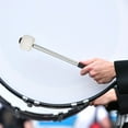 thumbnail image 2 of HERFIER 2 Pcs Drum Mallets Stainless Steel Handle Wool Felt Head Drumsticks Percussion Instrument Accessories 12.58x1.97x1.97in, 2 of 9