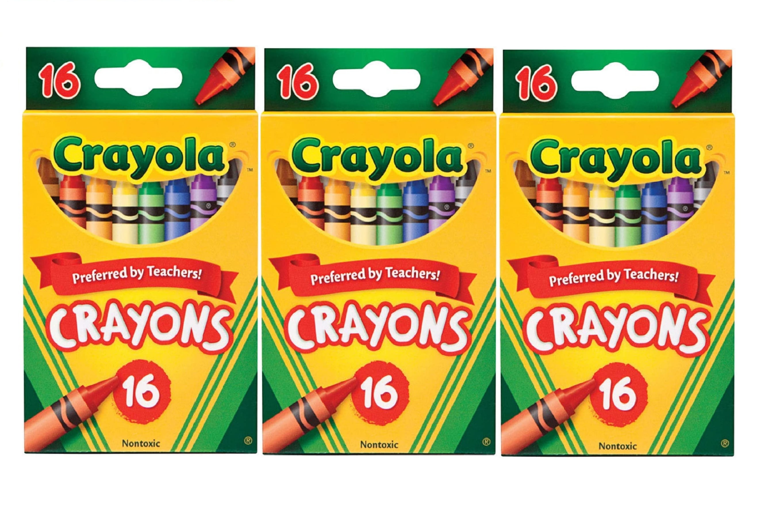 Crayola Classic Color Pack Crayons 16 ea, 3 Pack