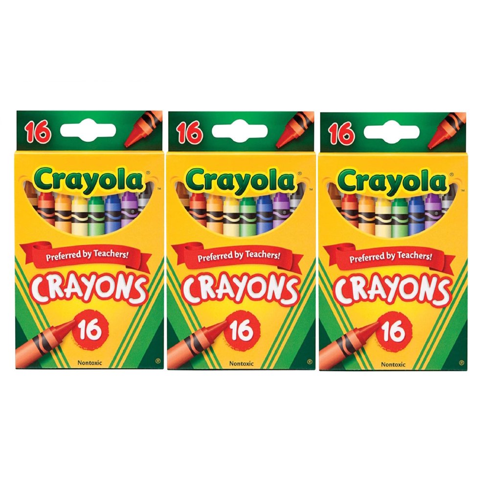 Crayola Classic Color Pack Crayons 16 ea, 3 Pack - Walmart.com ...