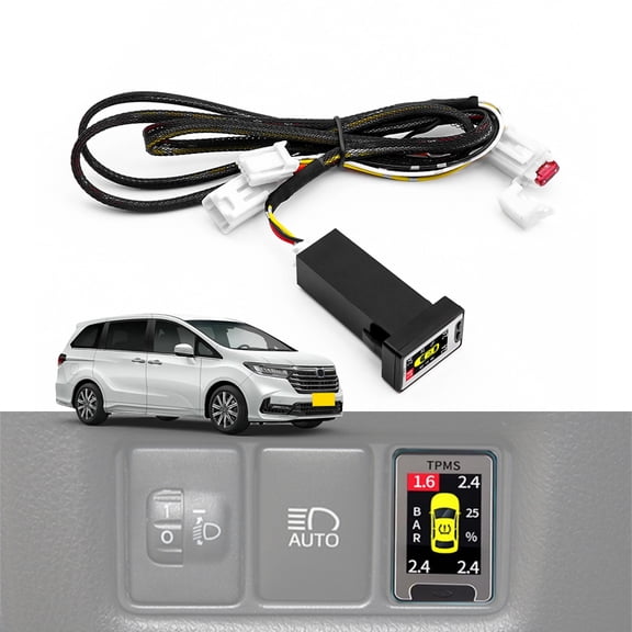 OBD LCD Screen Display TPMS Type Tire Pressure Monitor System For Honda Odyssey 2018-22