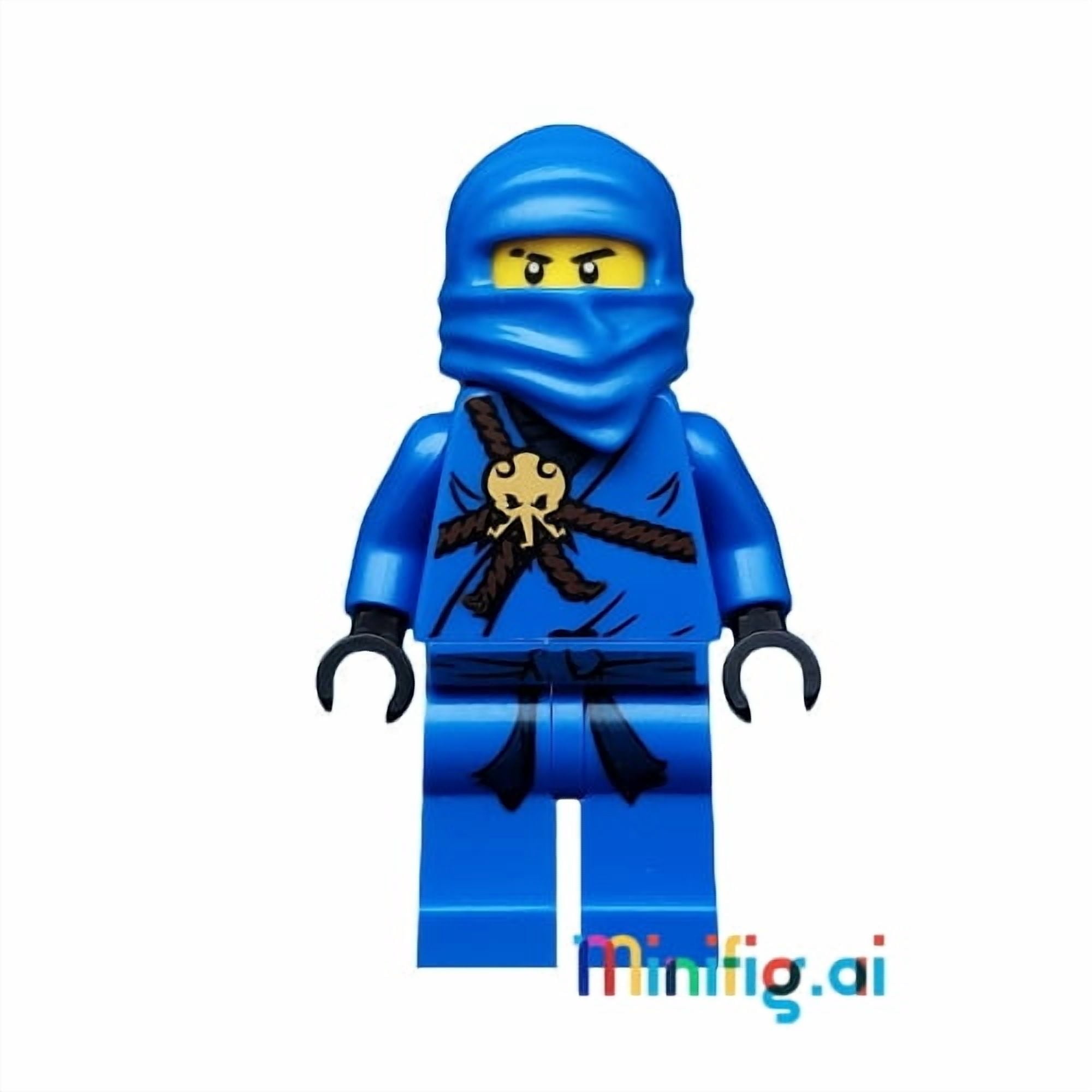 LEGO Ninjago Minifig - Jay Zukin, Blue Ninja in Jungle Robe with