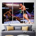 thumbnail image 2 of Deontay Wilder Artwork, Man Cave Art Canvas, Gym Printed, Deontay Wilder and Tyson Fury, Knocks Down Wall Decor, Boxing Canvas Decor, Canvas Wall Decor - 4P-Gallery Wrapped, 2 of 9
