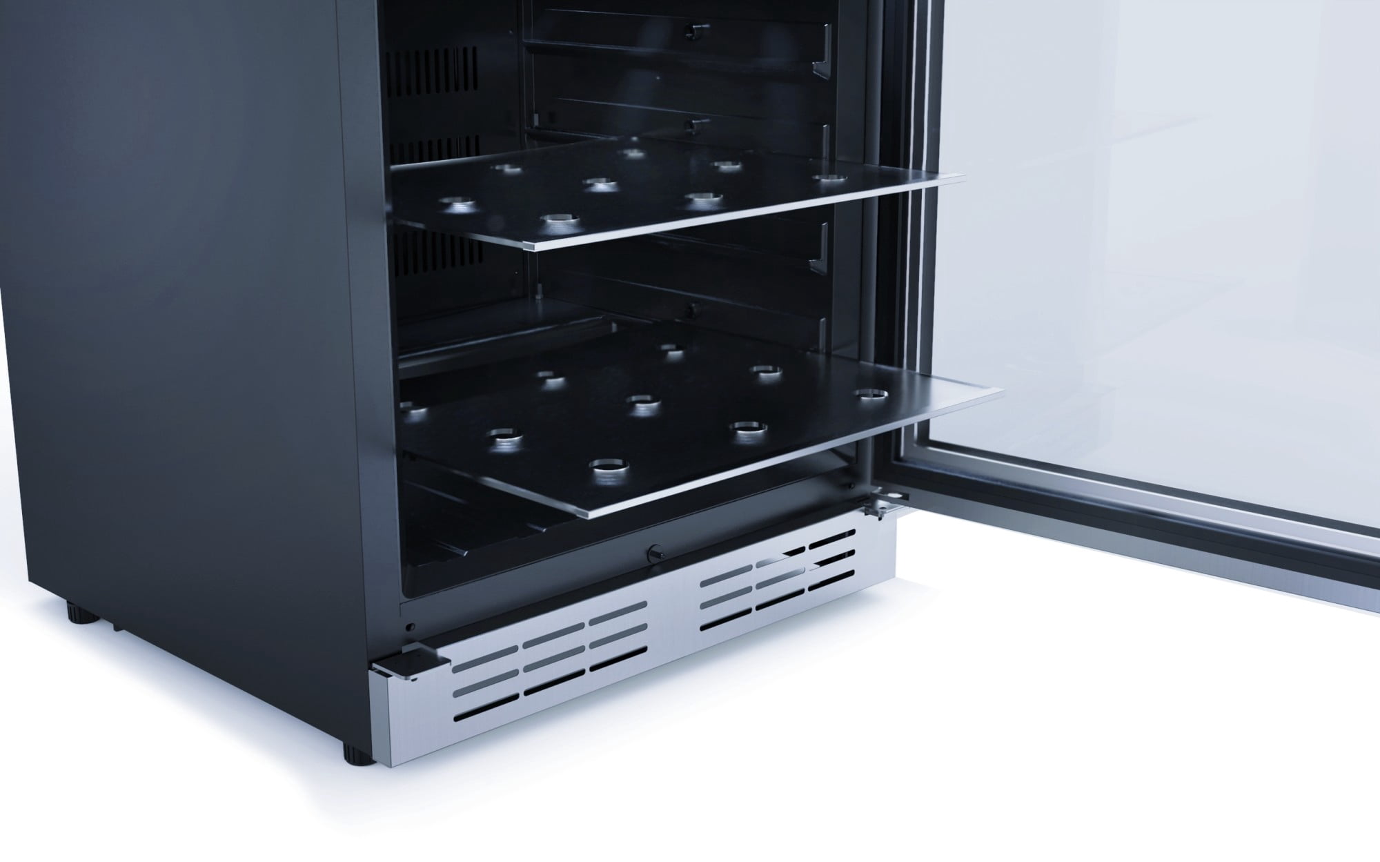 Elica Ebs51 Riserva 24" Wide 120 Can Capacity Beverage Cooler - Stainless Steel