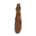 thumbnail image 5 of DecMode Modern 31 x 14 inch brown polystone abstract loop sculpture, 5 of 8
