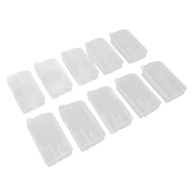 Plastic Bee Cages,10 Pcs Beekeeping Tools Bee Queen Cages Bee Cages Reliable and Durable