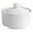 White, variant on BinKFF Porcelain Ramekin with Lids and Handles Oven Safe, Round Ramekins Souffle Creme Brulee Baking Dish, Pudding Custard Dish, Individual Servings Mini Casserole Dishes