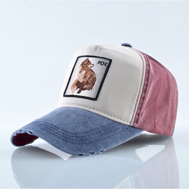 Unisex Baseball Cap Men Women Fashion Animals Embroidery Snapback Hat Spring Summer Cotton Washed denim Hip Hop Bone Casquette Gao Jinjia LED
