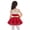 A Red, variant on Alvivi Kids Girls Sequins Dance Leotard Dress Christmas Tutu Dancewear 4-16