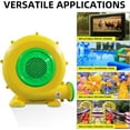 thumbnail image 5 of XHYHWYD Bounce House Blower, 480W 0.64HP at 393 CFM, 4.2 Amps, 120V, Portable Inflatable Bubble House Blower, 5 of 7