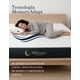 thumbnail image 5 of Colchón King Size EBDreams Zenze Firme Blanco 5 tecnologías Memory Foam Fresh Gel Hecho en México, 5 of 6