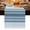 Blue, variant on Dark Green Ombre Stripe Table Runner 72 Inches Long, Farmhouse Simple Striped Kitchen Coffee Dining Table Decoration for Home Party Birthday Wedding Home Decor 13x72 Inches