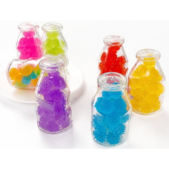 Malleable Sugar Bottle Shape Squishy for Adults Soft Silicone Sensory Gadget Moldable Deformable Texture Office Desk Accessory Pressure Relief Tool 3.15x1.57 Inch 1 Pack