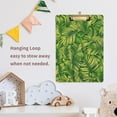 thumbnail image 5 of Palm Leaf Acrylic Clipboards A4 Standard Letter Size Clipboard 12.5" X 9" Clip Board for Students Teacher Office, 5 of 7