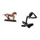 thumbnail image 5 of Escultura Figura Pieza de Arte Obra de Arte Adorno Coleccionable Estatua de Caballo para Decoración de Escritorio Estantería Muebles de Sala de Estar, 5 of 8