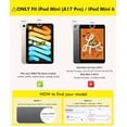 thumbnail image 2 of Kids Shockproof Case for iPad Mini 6/7 8.3", Built-in Handle & Kickstand, 2 of 8