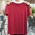 thumbnail image 4 of fatyb Men's T Shirts Casual Short Sleeve Crew Neck Basic Tops Solid Color Summer Classic Tee for Men, 4 of 5