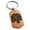 Rose, variant on Stainless Steel Letter P Initial 3D Cube Box Monogram Engraved Engraved Dog Tag Keychain Keyring