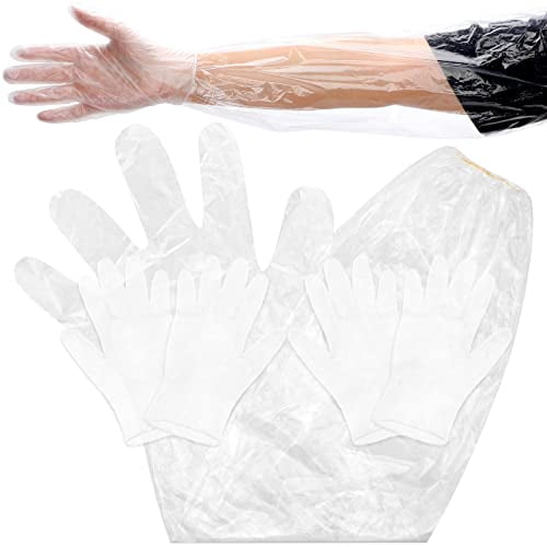 30 Pairs Field Dressing Gloves Disposable PVC Hunting Deer Gutting