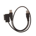 thumbnail image 1 of USB 2.0 to 7+6 13Pin Slim for SATA CD/DVD Optical Drive Adapter Cable, 1 of 1