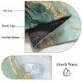 thumbnail image 6 of Sage Green Golden Marble Round Area Rug 5Ft Washable Circle Rugs for Living Room Bedroom, Modern Abstract Art Marble Crack Non-Slip Carpet Floor Mats Indoor Outdoor Carpet Runner Aesthetic Home Decor, 6 of 8